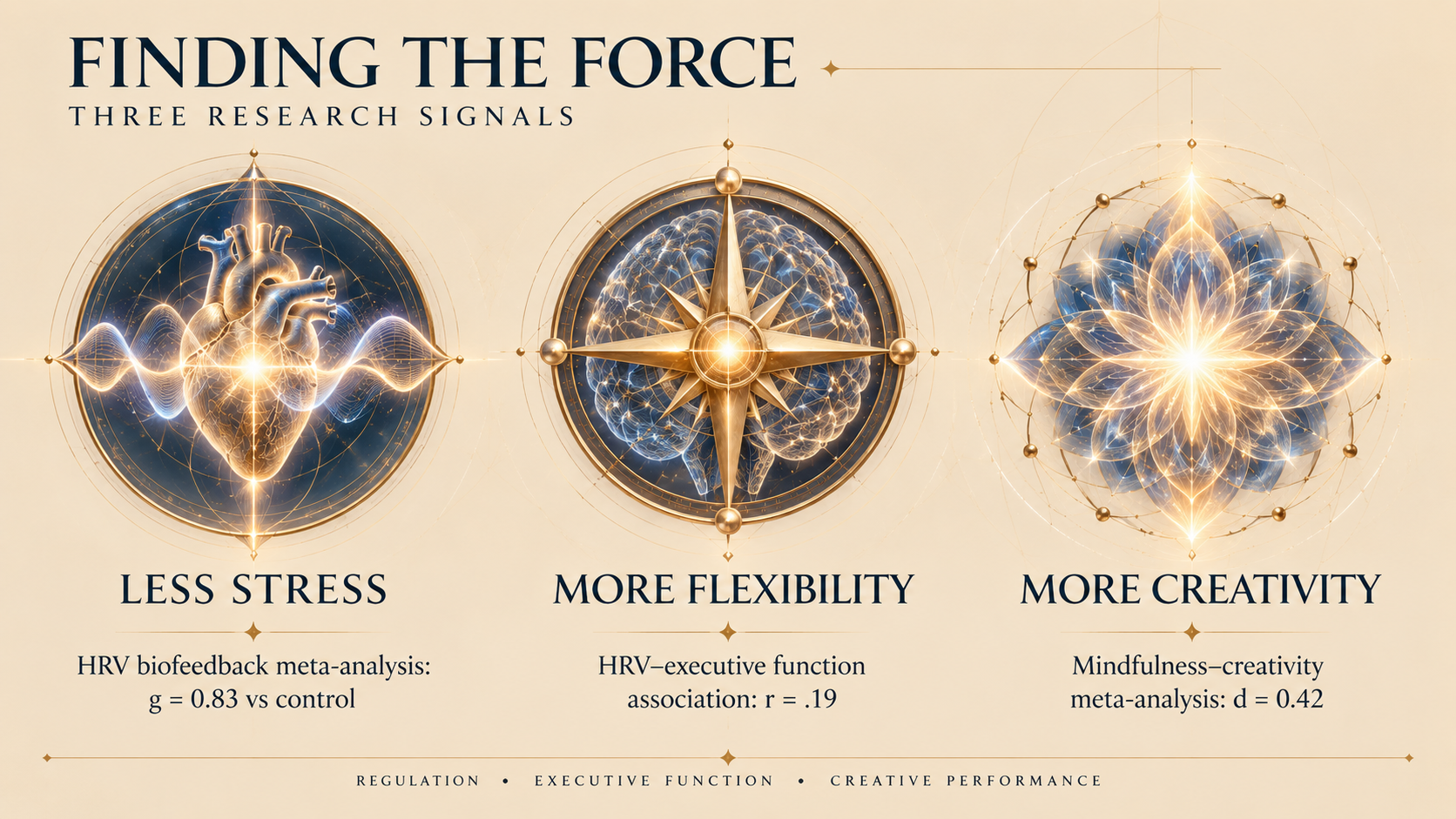 Finding the Force — the center of the Compass