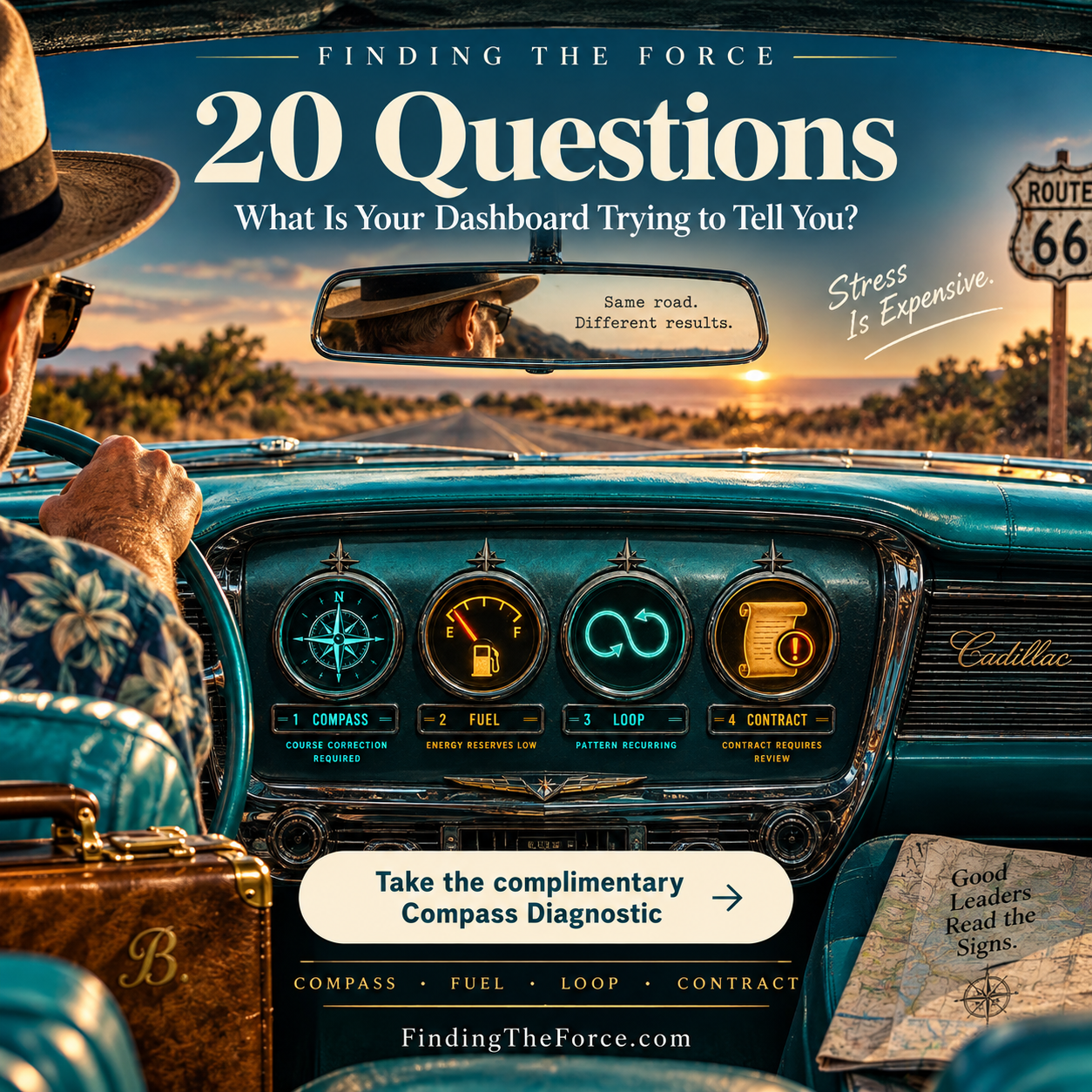 Finding The Force — 20 Questions: What Is Your Dashboard Trying to Tell You? Take the complimentary Compass Diagnostic.